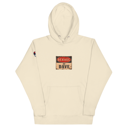 Beware - Unisex Hoodie - Bone - front