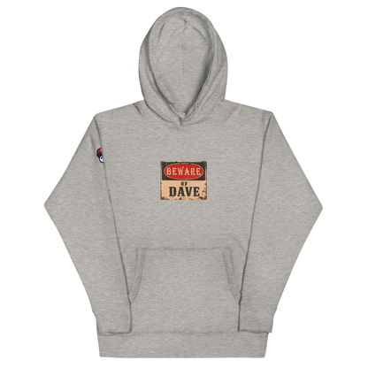 Beware - Unisex Hoodie - Carbon Grey - front