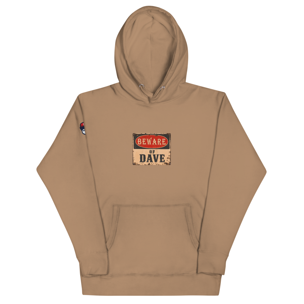 Beware - Unisex Hoodie - Latte - front