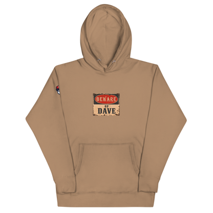 Beware - Unisex Hoodie - Latte - front