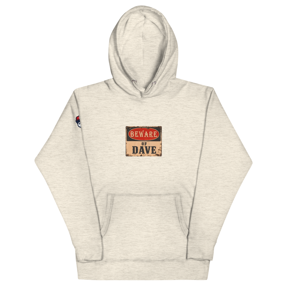 Beware - Unisex Hoodie - Oatmeal Heather - front