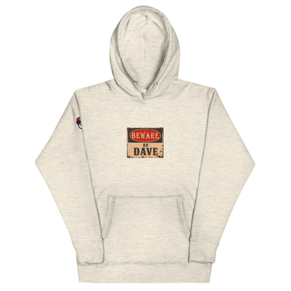Beware - Unisex Hoodie - Oatmeal Heather - front