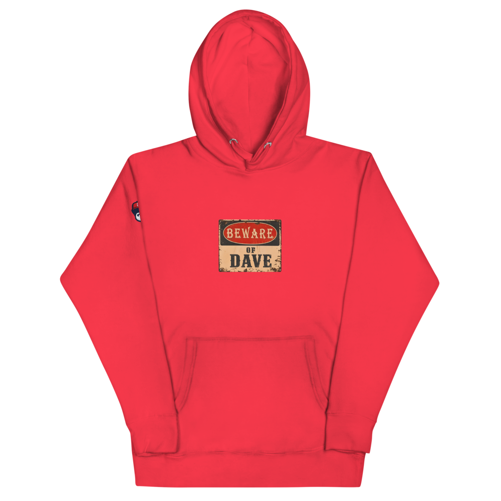 Beware - Unisex Hoodie - Team Red - front