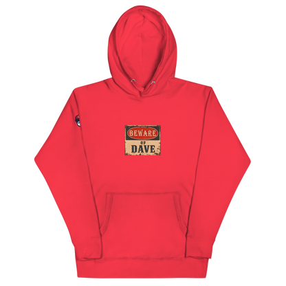 Beware - Unisex Hoodie - Team Red - front