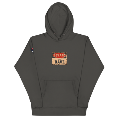 Beware - Unisex Hoodie - Vintage Black - front