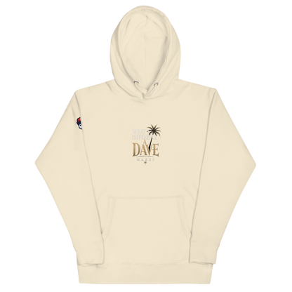 What A Difference A Dave Makes - Unisex Hoodie - Bone - front