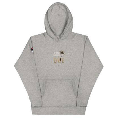 What A Difference A Dave Makes - Unisex Hoodie - Carbon Grey - front