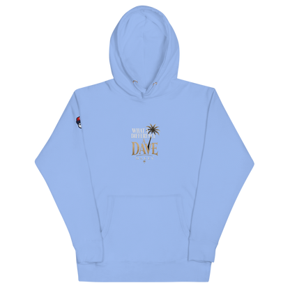 What A Difference A Dave Makes - Unisex Hoodie - Carolina Blue - front